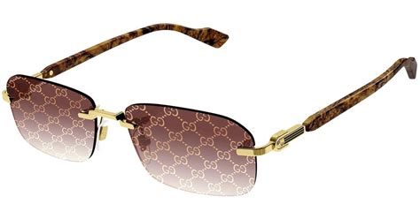 gucci sunglasses with crystal logo|Gucci monogram sunglasses.